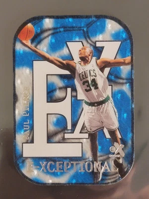 Skybox E-X E-X 1999-00 azul excepcional/250 Paul Pierce #4 XC Foto 1 de 4