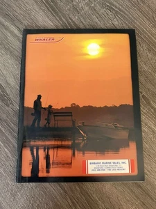 VINTAGE BOSTON WHALER BOOT PROSPEKT KATALOG FISCHER - Bild 1 von 2