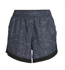 ATHLETIC WORKS Women's XXL (20) Running Shorts 5” Inseam w/ Liner • Black Camo - Picture 1 of 6