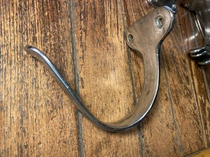VINTAGE CHROMED BRONZE LIFE RING HOOK, HOLDER, THICK CAST BRONZE (6 AVAILABLE) - Bild 1 von 10