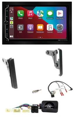 ESX 2DIN DAB USB Lenkrad Bluetooth Autoradio für Toyota FJ ab 2007 - Bild 1 von 4