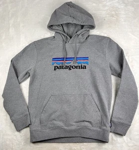 Patagonia Men's Hoodie M Uprisal Hoody Center Line Logo Ridge Stripe Graphic  - Picture 1 of 9