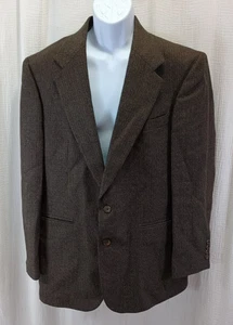 Oscar De La Renta Blazer Uomo Taglia 41R Multicolore Monopetto 100% Lana - Foto 1 di 18