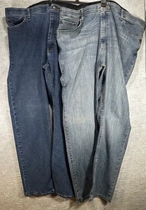 2 Stück Wrangler Herren Blue Jeans Relaxed Fit, Straight Leg, Größe 42x32 - Bild 1 von 11