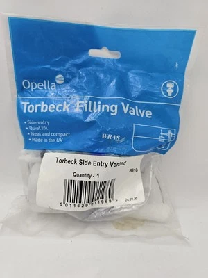  Válvula de enchimento de entrada lateral Opella Torbeck B610 silenciosa WRAS fabricada no Reino Unido - Imagem 1 de 2