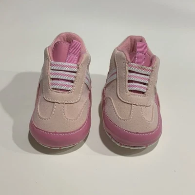 Bebés Niñas Infante Rosa Atlético Moda ZAPATOS Tenis 0-3M Foto 1 de 4