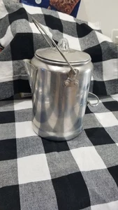 Coleman Kaffeemaschine Herdplatte Camping 9 Tassen Aluminium Kaffeekanne sehr leicht - Bild 1 von 6