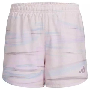 adidas Big Girls Aeroready Elastic Waistband Sublimated No Side Seam Shorts L 14 - Picture 1 of 6