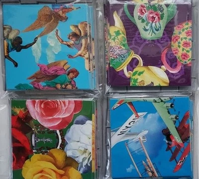 4 rompecabezas rompecabezas SCRAMBLE SQUARES ~ ROSAS / teteras / ángeles / aviones Foto 1 de 4