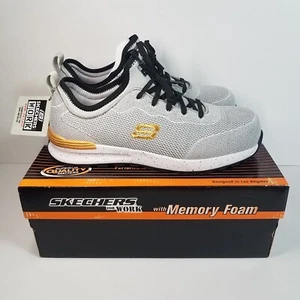 Skechers Bulklin Balran Comp Toe Damen-Arbeitssicherheitsschuhe, 108033/GYBK Größe 10 - Bild 1 von 15