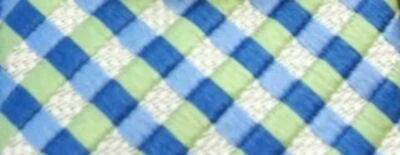 Corbata para hombre Michael Kors nueva sin etiquetas vestido de diseñador de seda traje corbata azul verde blanco Foto 1 de 4