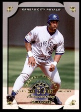 1998 Leaf Fractal Materials Die Cuts #40 Chili Davis PX /200 