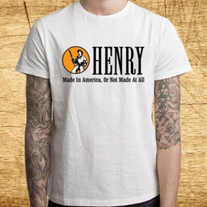 Henry Repeating Arms Men's White T-Shirt Size S-5XL - Picture 1 of 1