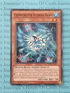 INOV-EN023 Chemicritter Hydron Hawk Yu-Gi-Oh Card 1st Edition New - Picture 1 of 4