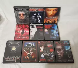 Used DVD Lot. Horror. Vampires, Dracula 3000 & More! Zombies. Werewolf. Vlad. - Imagen 1 de 3