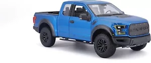 2017 FORD RAPTOR PICKUP LKW BLAU 1/24 DIECAST MODELLAUTO VON MAISTO ohne Karton - Bild 1 von 4