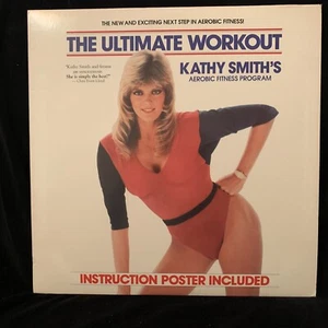 KATHY SMITH The Ultimate Workout - Aerobic Fitness - 1983 LP w/ LARGE POSTER - Picture 1 of 5