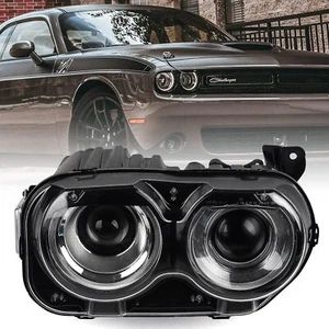 Xenon Headlight Assembly W/Air Ducts for Dodge Challenger 2015 2016 2017 2018 - Picture 1 of 6