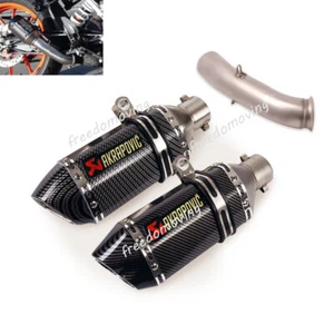 Tubo de escape silenciador de enlace medio modificado para Duke 125 250 390 RC390 2017-2020 - Imagen 1 de 14