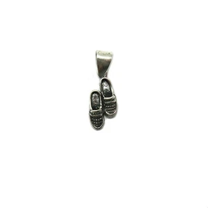 Echter Sterling Silber Anhänger solide 925 Schuhe handgemacht nickelfrei - Bild 1 von 2
