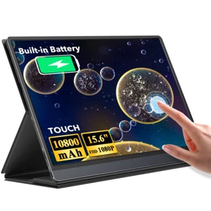 UPERFECT 15,6 Zoll HDMI IPS Monitor Touchscreen Display für Laptop Raspberry Pi - Bild 1 von 12