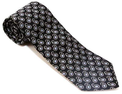 Corbata Brooks Brothers 346 estampado cachemir azul 100 % seda EE. UU. 58" X 3,25" NUEVA CON ETIQUETAS Foto 1 de 4