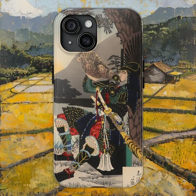Samurai Plays Shell - iPhone - Japanse Art - Image 1 of 4