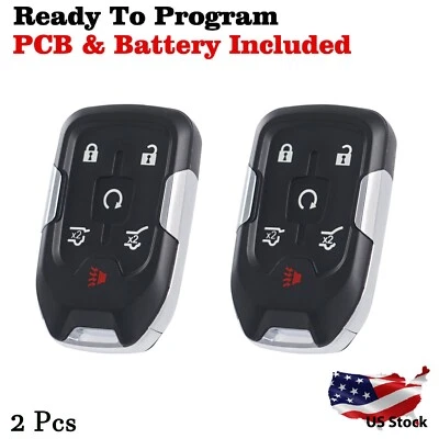 2 para Chevrolet Suburban Tahoe 2015 2016 2017 2018 2019 coche inteligente mando a distancia Foto 1 de 4