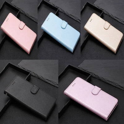 Flip Silk Leather Wallet Phone Case For Huawei Honor 400 300 200 50 70 90 X8C X7 - Image 1 of 4