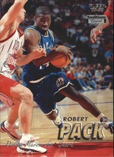 1997-98 Fleer Crystal Collection Mavericks Basketball Card #165 Robert Pack
