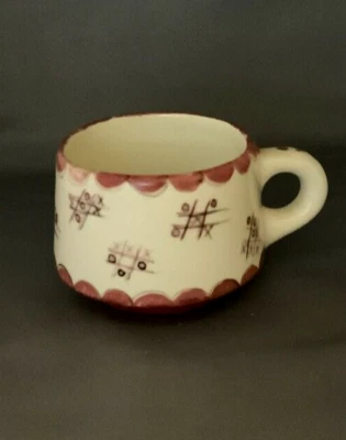 "Taza infantil cerámica tic tac puntera rosa 3x3,5""" Foto 1 de 4