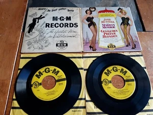 MARILYN MONROE GENTLEMEN PREFER BLONDES 1953 ORIG MOVIE SOUNDTRACK 45 RPM EP HTF - Picture 1 of 12
