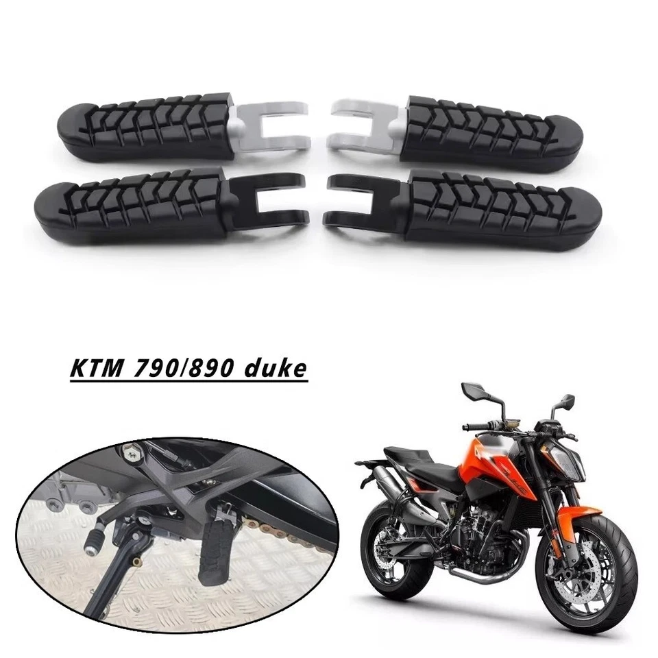 Front/Rear Passenger Footrests For KTM 790 890DUKE 2018-2024 690DUKE 2008-2024 Foto 1 de 4