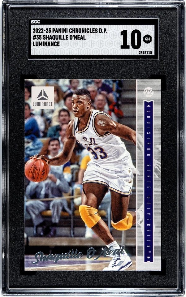 Shaquille O'Neal Panini Chronicles Draft #35 Luminance SGC 10 LSU Tigers🏀🐅🌟 Foto 1 de 1