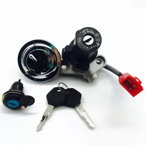 Ignition Switch Fuel Gas Cap Keys Set For Yamaha V-STAR 650 1100 1999-2016 - Foto 1 di 7