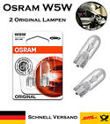 2x Osram W5W 12V 2825-02B Original Interior Light Still Light Brake Light Lamp