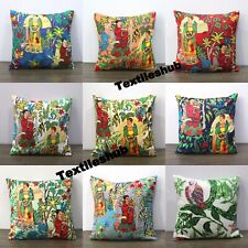 Indian All Size Décor Frida Kahlo Printed Cotton Cushion Cover Throw Pillow Case