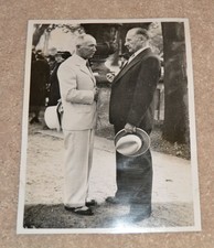 Original Rare President Edvard Beneš Press Photo VTG Czechoslovakia vintage