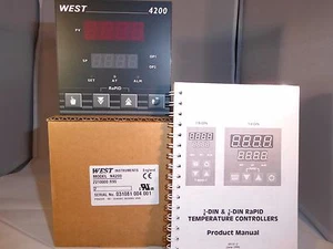 Regolatore di temperatura West 4200 1/4 DIN PID N4200 Z2100 00 R9 SETPOINT remoto - Foto 1 di 4