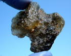 Libyan Desert Glass Meteorite Tektite impact specimen(  120 ct)Dark Natural Hole