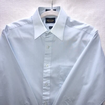 CAMISA TOWN CRAFT HOMBRE 16 32 34 ABOTONADA MANGA LARGA AZUL VINTAGE Foto 1 de 4