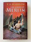 PODPISANA Merlin Saga Ser.: Ognie Merlina T. A. Barrona (1998, twarda okładka)