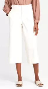 Women's High-Rise Cropped Wide Leg Trousers Prologue Size 10 - Picture 1 of 1