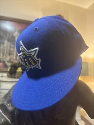 Vintage New Era Pro Model Fitted 6 3/4 Seattle Mariners MLB Made In USA Rare! - Image 1 of 4