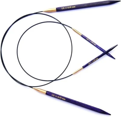 KnitPro J'Adore Cubics agujas de tejer circulares fijas 32" EE. UU. 2,5-11 Foto 1 de 4