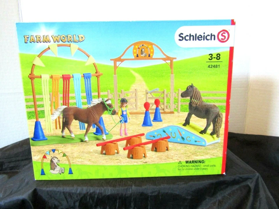 Schleich 42481 Farm World Pony Agility Training
