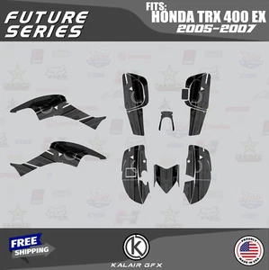 Graphics Kit for HONDA TRX400EX (2005-2007) 16MIL Future Series - Smoke - Picture 1 of 7