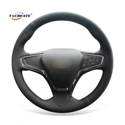 Cubierta de volante de cuero real para Chevrolet Cruze 2015 Volt 2016-2017 #0403 Foto 1 de 4