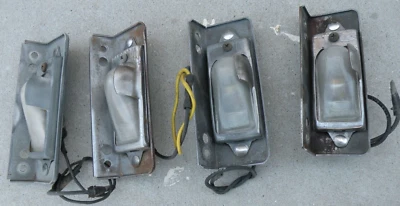 LINCOLN CONTINENTAL LICENSE PLATE HOUSING LIGHT LAMP COVER LENS 1966-1969 OEM - Image 1 of 4