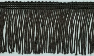 Borde de flecos de cadena de 2 pulgadas 10 yardas en color negro - Imagen 1 de 1